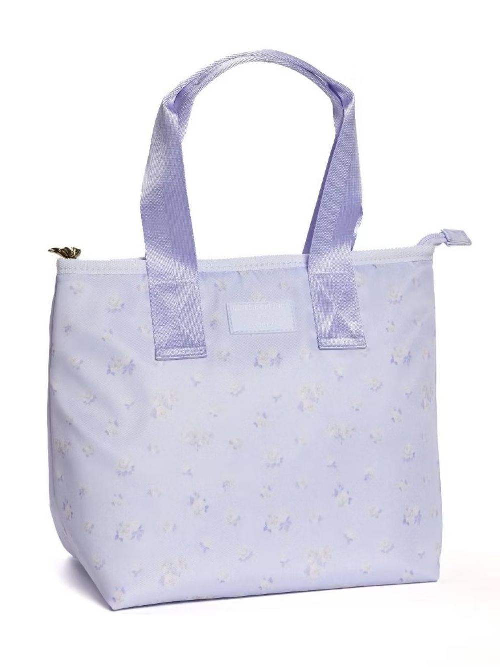 LoveShackFancy x Target Everblooming Rosettes Ditsy Lunch Tote Bag Breezy Blue